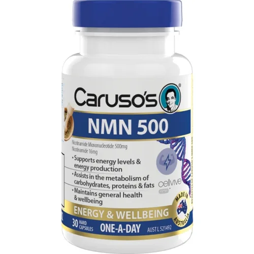 Caruso’s NMN 500 packaging