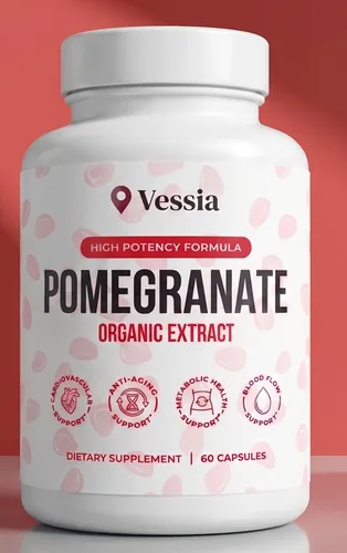 Vessia Pomegranate Extract Capsules 60 capsule bottle