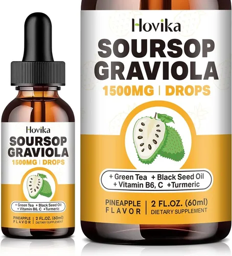 Hovika Soursop Graviola Liquid Drops packaging