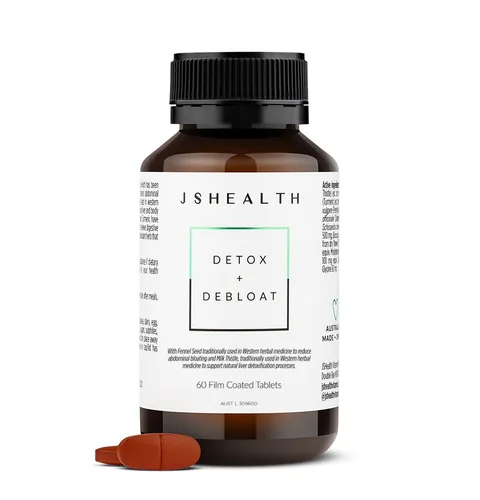JSHealth Detox + Debloat Formula real product packaging