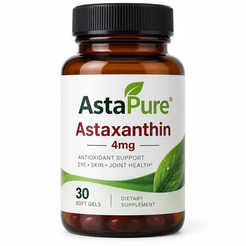 AstaPure Astaxanthin 4mg bottle