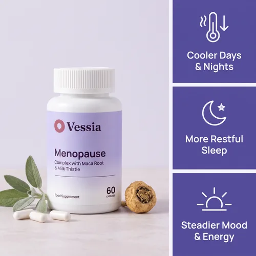 Vessia Menopause Complex packaging