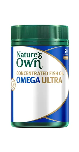 Nature’s Own Concentrated Fish Oil Omega Ultra real product packaging